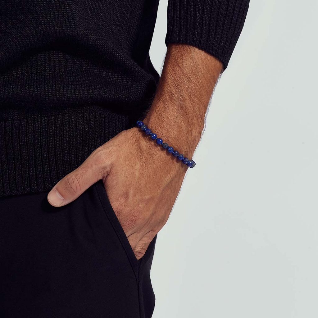 Pulseira Pedra Lápis Lazuli 6 mm