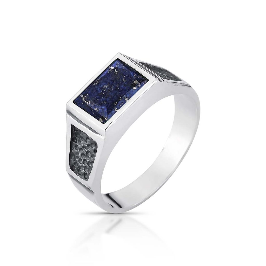 Anel Pedra Lápis Lazuli