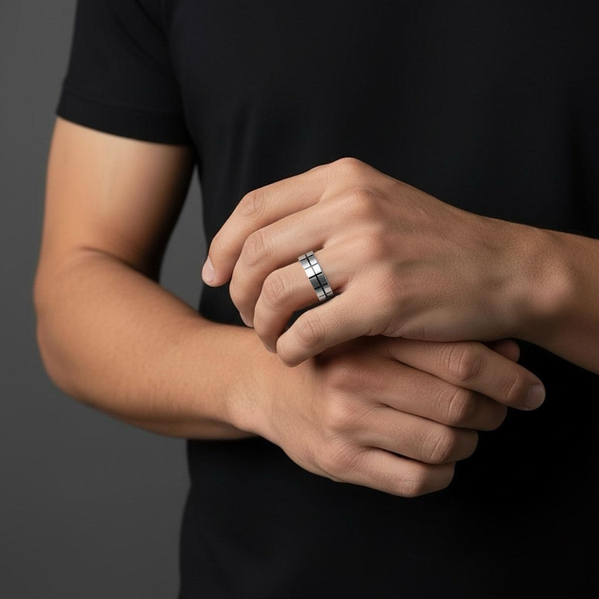 Anel Quadrados Médio