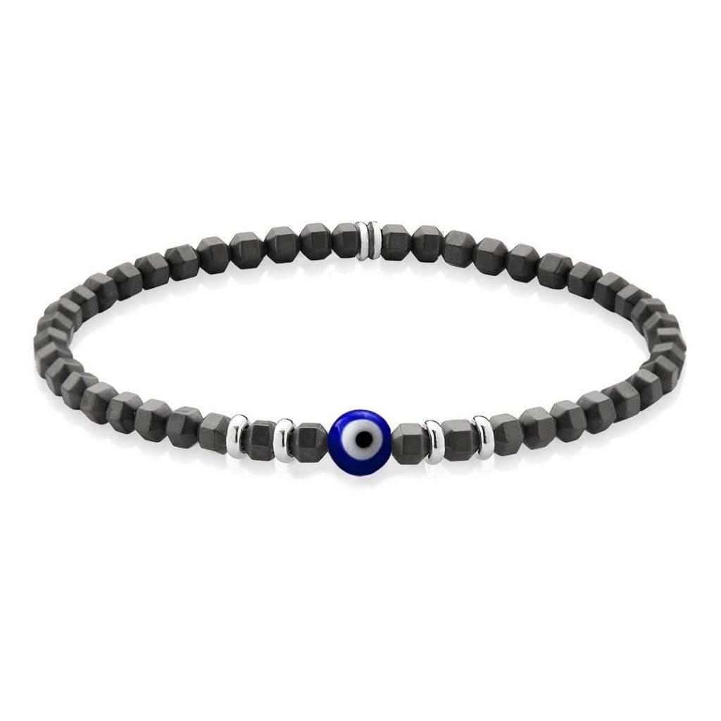 Pulseira Hematita Olho Grego