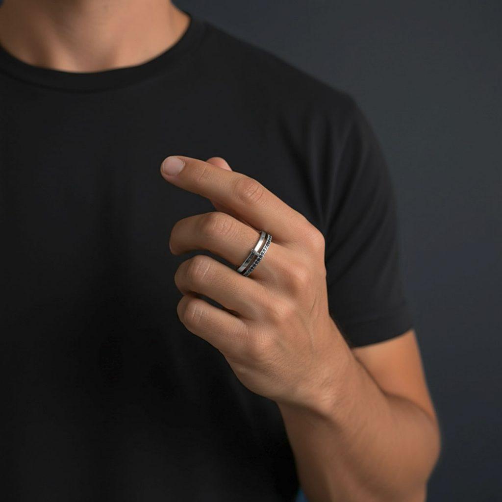 Anel Vazado Espinélio