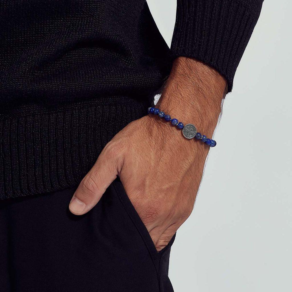 Pulseira Lápis Lazuli São Bento