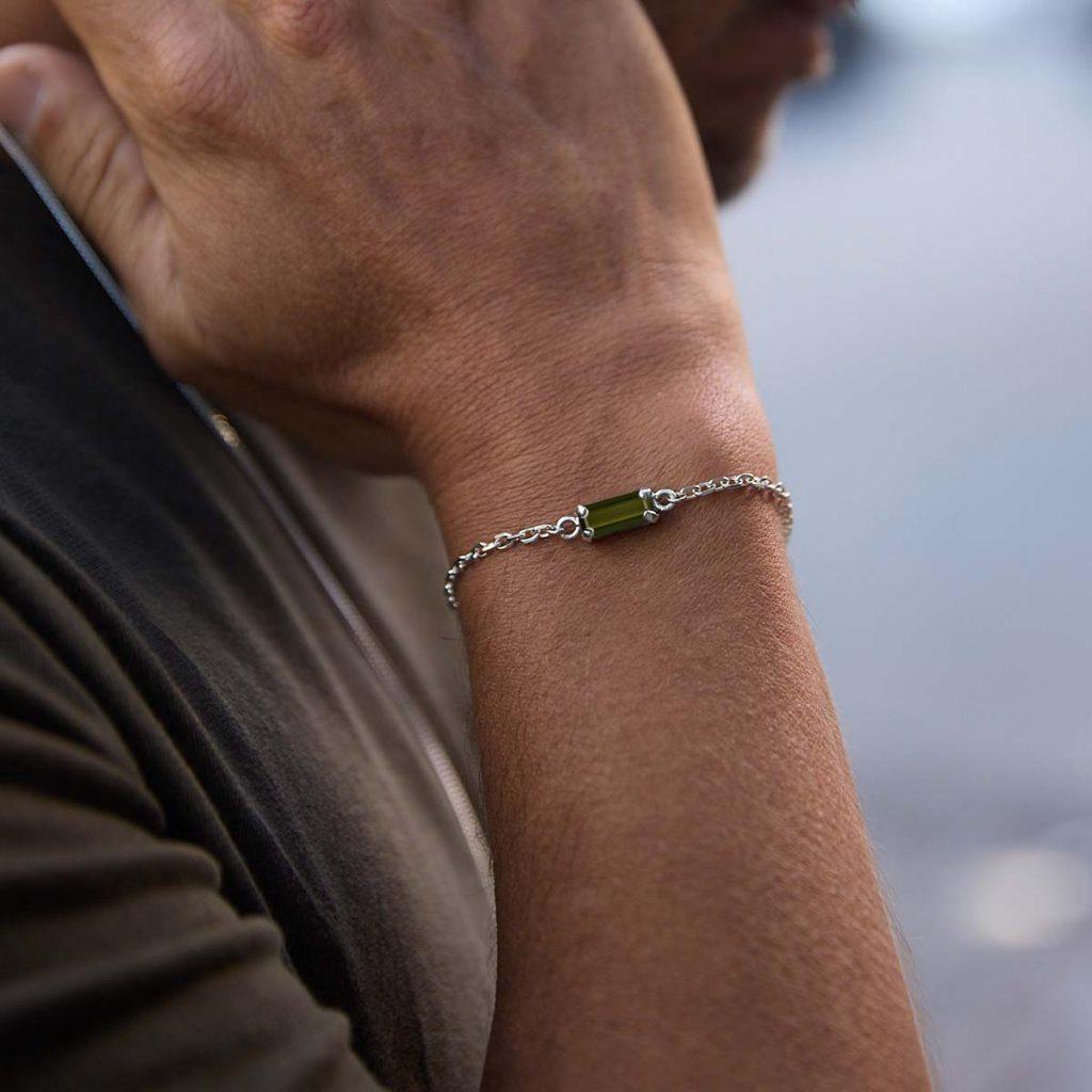 Pulseira Turmalina Retangular
