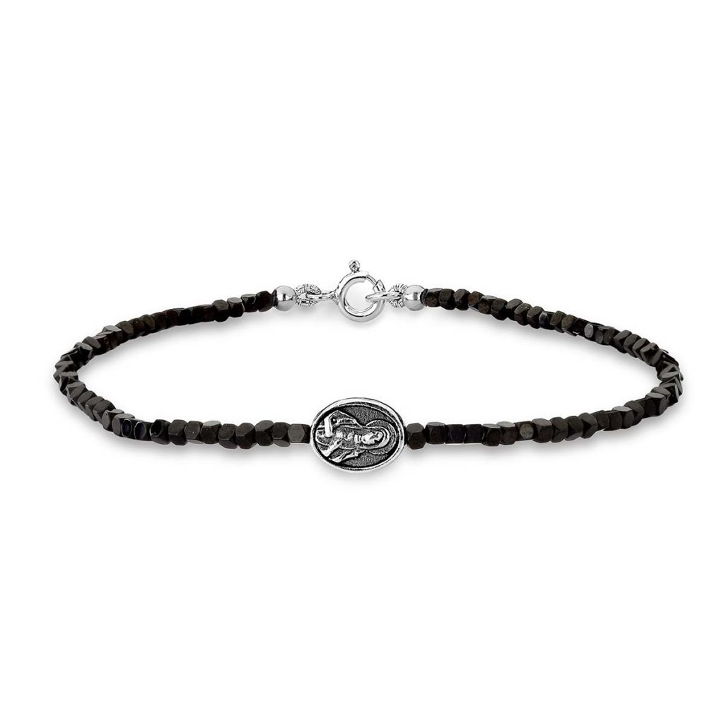 Pulseira Hematita Negra Santa