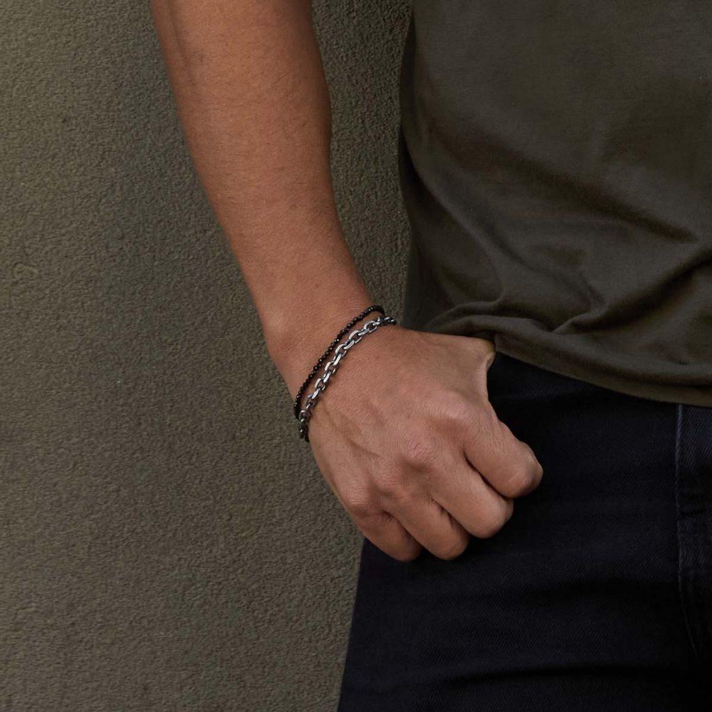 Pulseira Espinélio Facetada