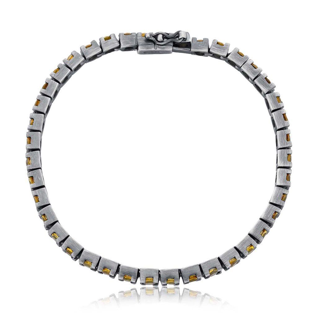 Pulseira Riviera Citrino Black