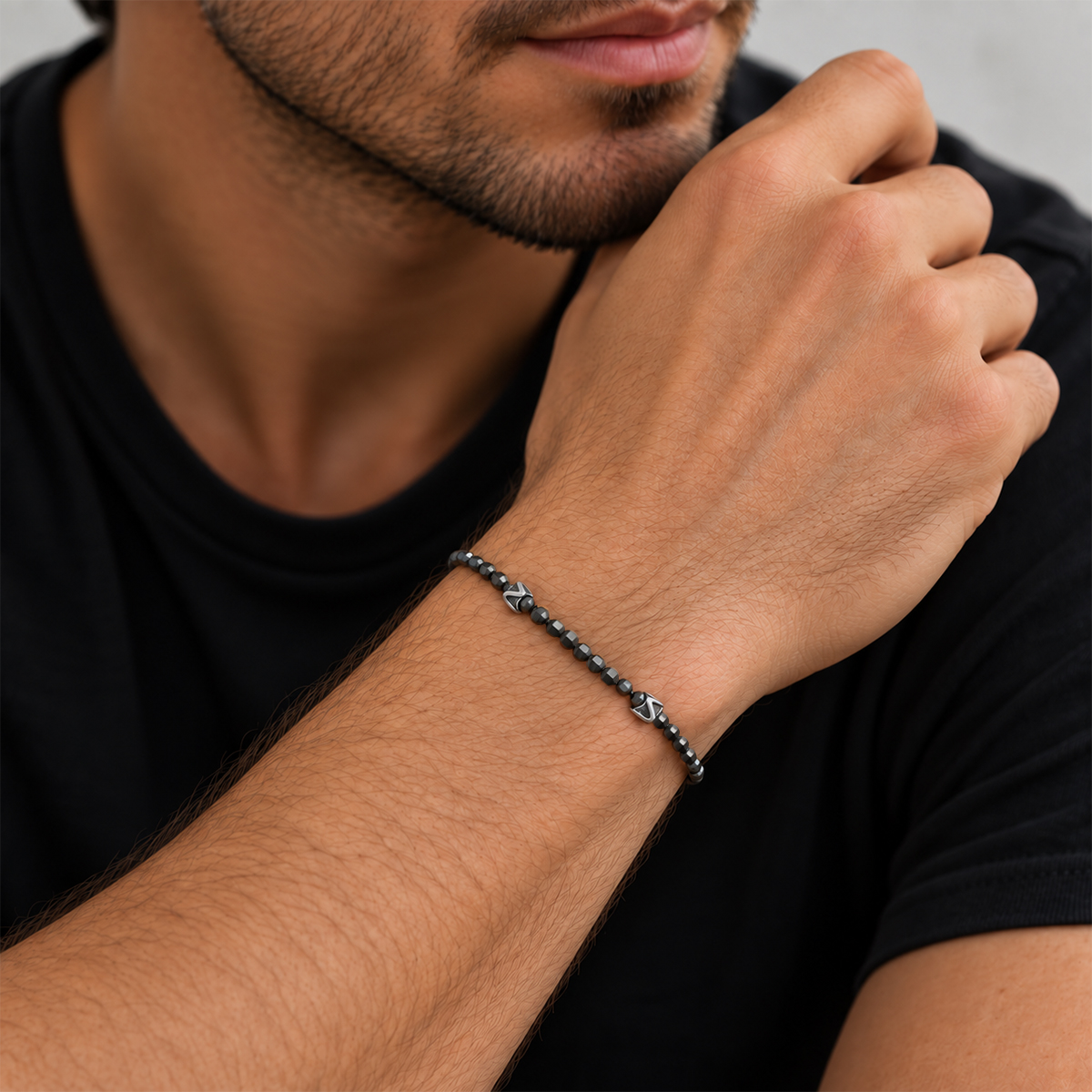 Pulseira Hematita Ondas Pulseira Hematita Ondas