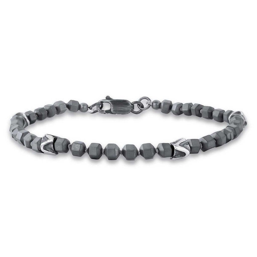 Pulseira Hematita Ondas