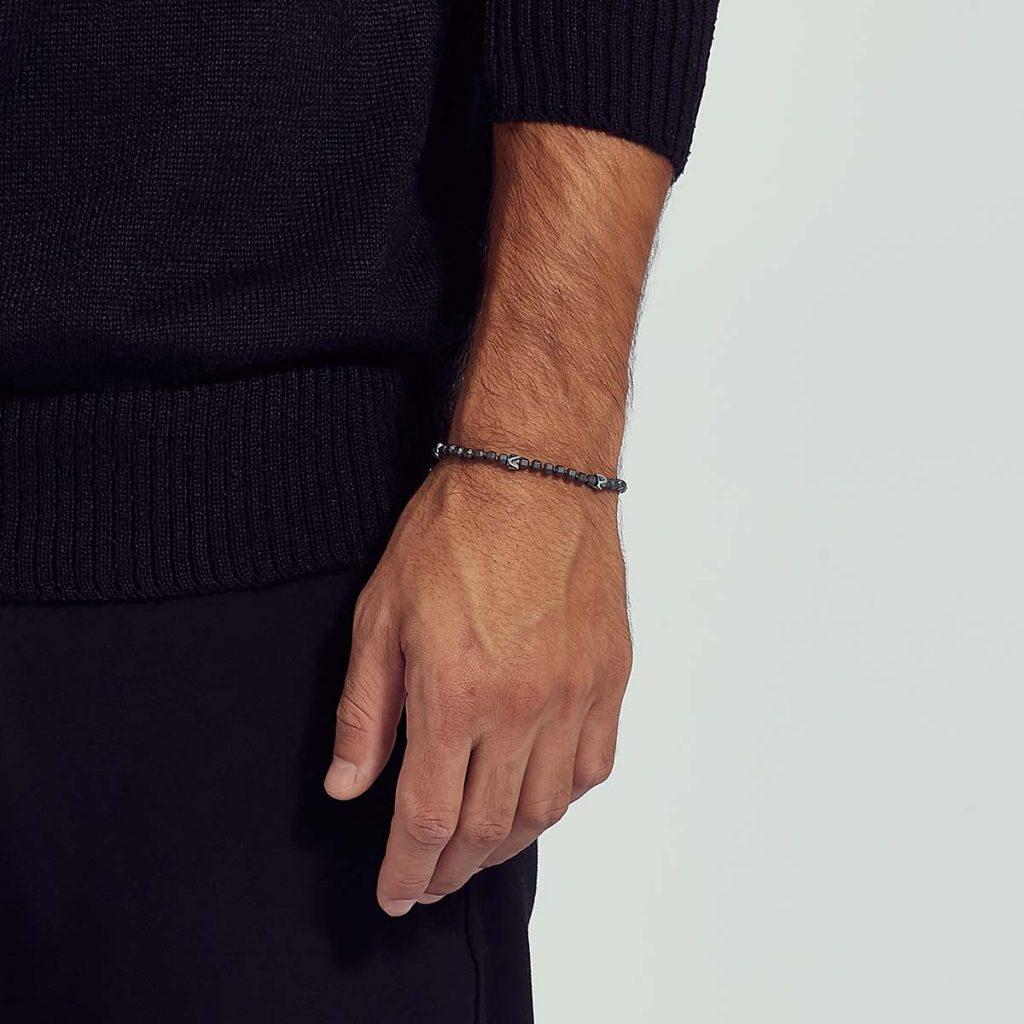 Pulseira Hematita Ondas