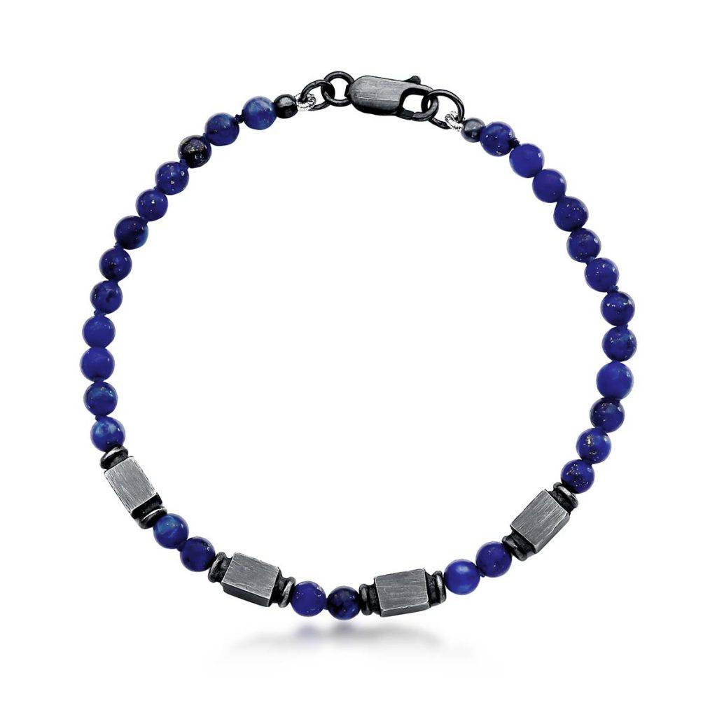 Pulseira Lápis Lazuli Tubos