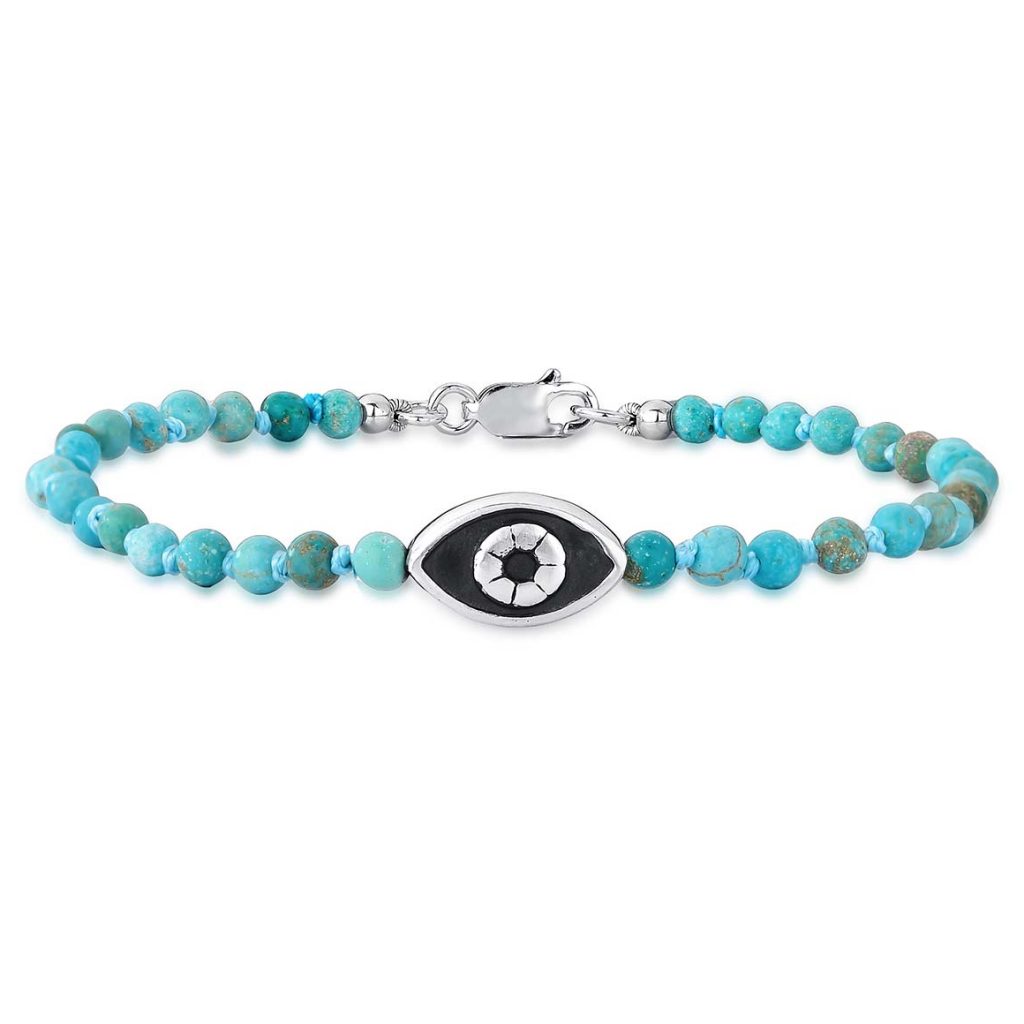 Pulseira Turquesa Olho Grego Navete