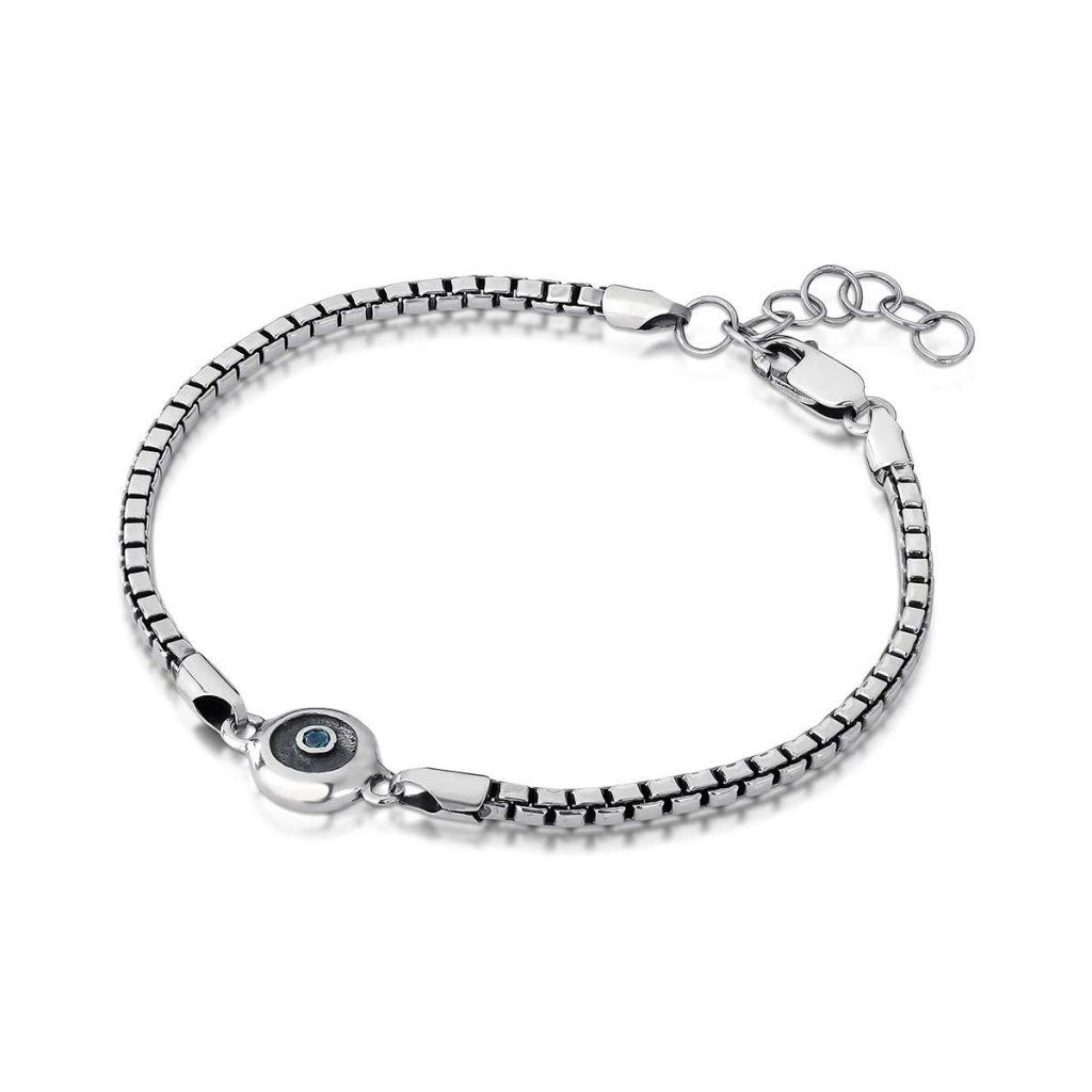 Pulseira Olho Grego Safira