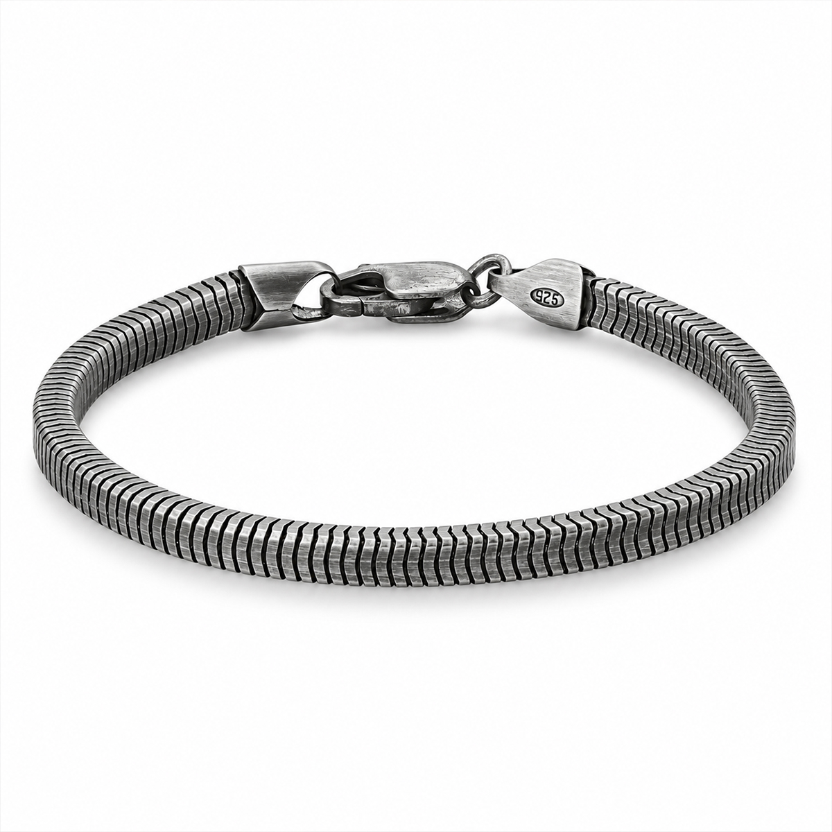 Pulseira Snake Quadrada Grossa Pulseira Snake Quadrada Grossa