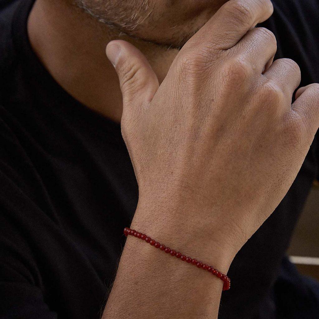 Pulseira Ágata Vermelha