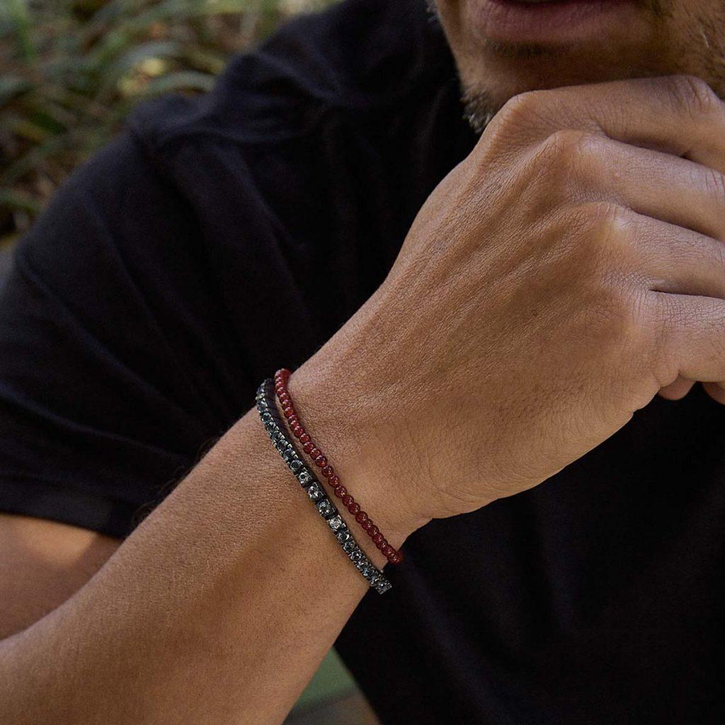 Pulseira Ágata Vermelha