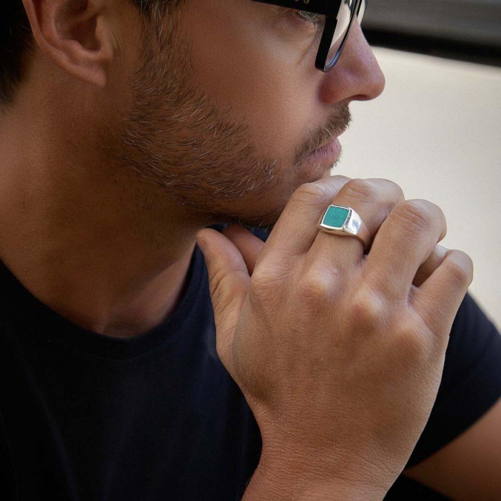 Anel Chevalier Turquesa Anel Chevalier Turquesa