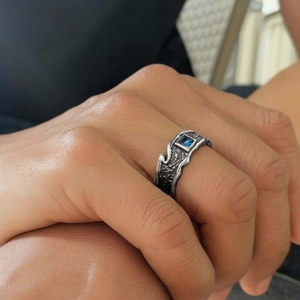 Anel Ondas Topázio Anel Ondas Topázio