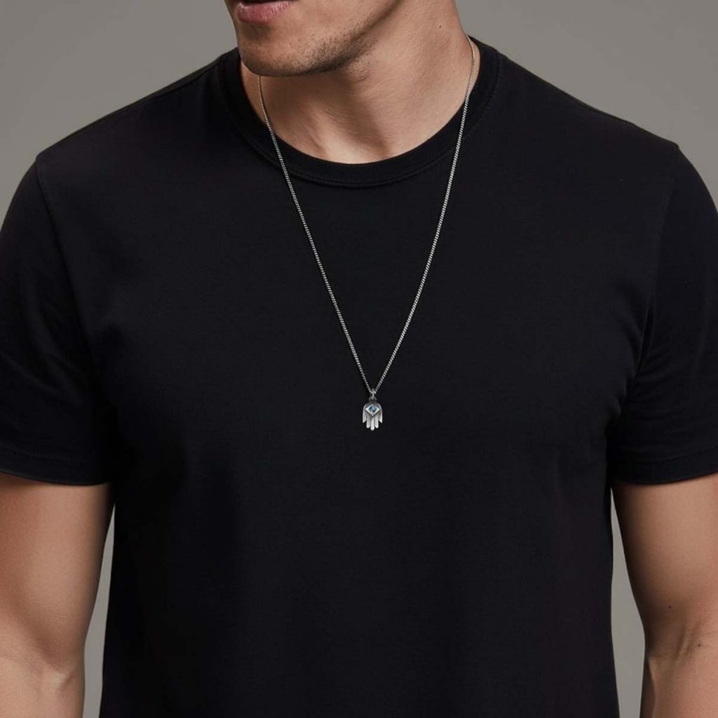 Pingente Mão Hamsá Topázio Pingente Mão Hamsá Topázio