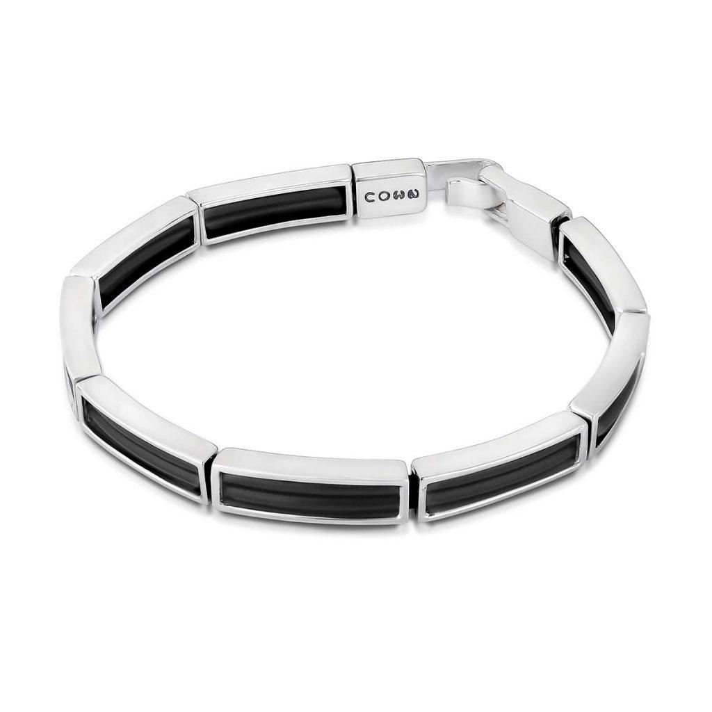 Pulseira Couro Duplo Caixa Polido Pulseira Couro Duplo Caixa Polido