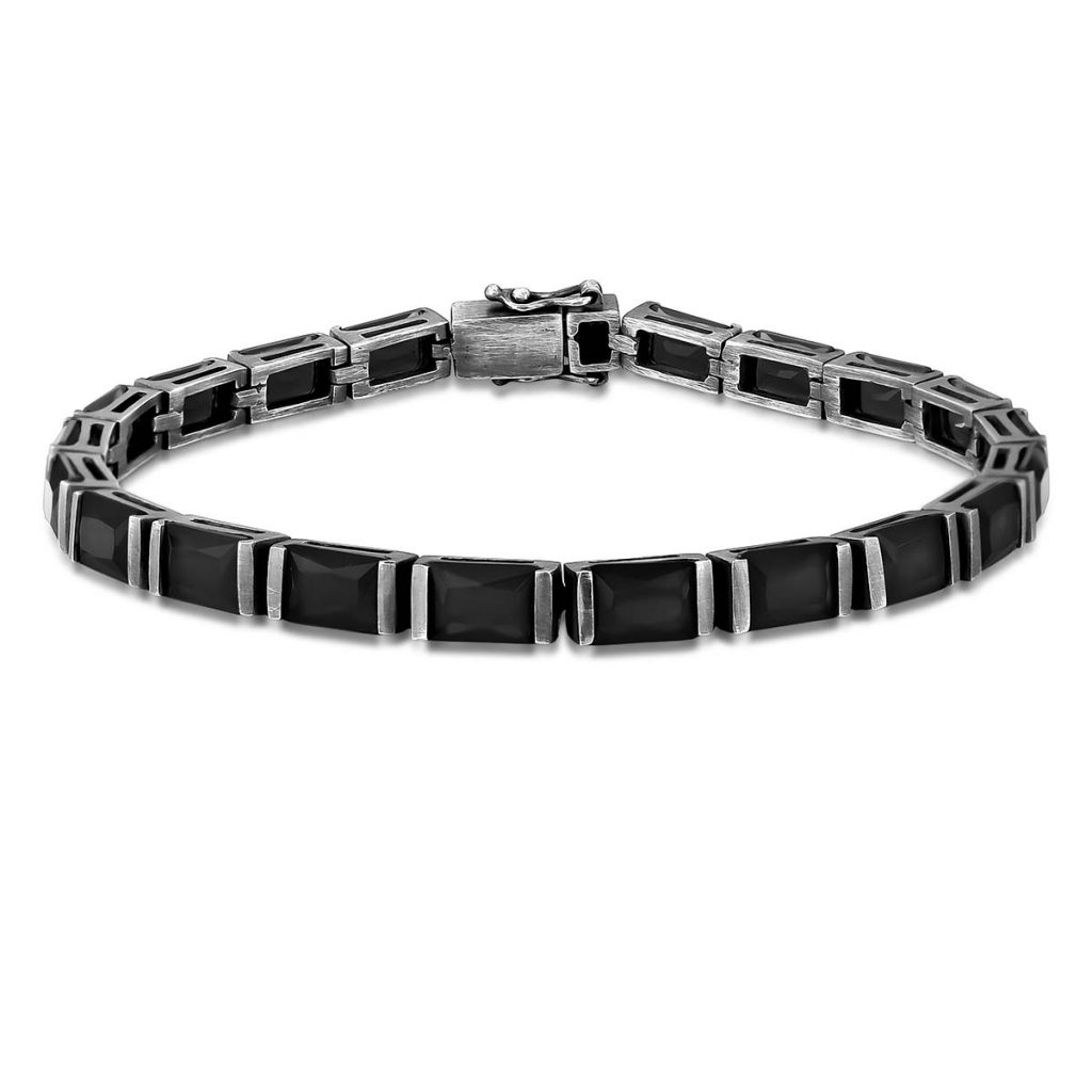 Pulseira Riviera Retangular Ônix