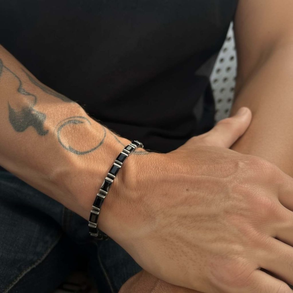 Pulseira Riviera Retangular Ônix