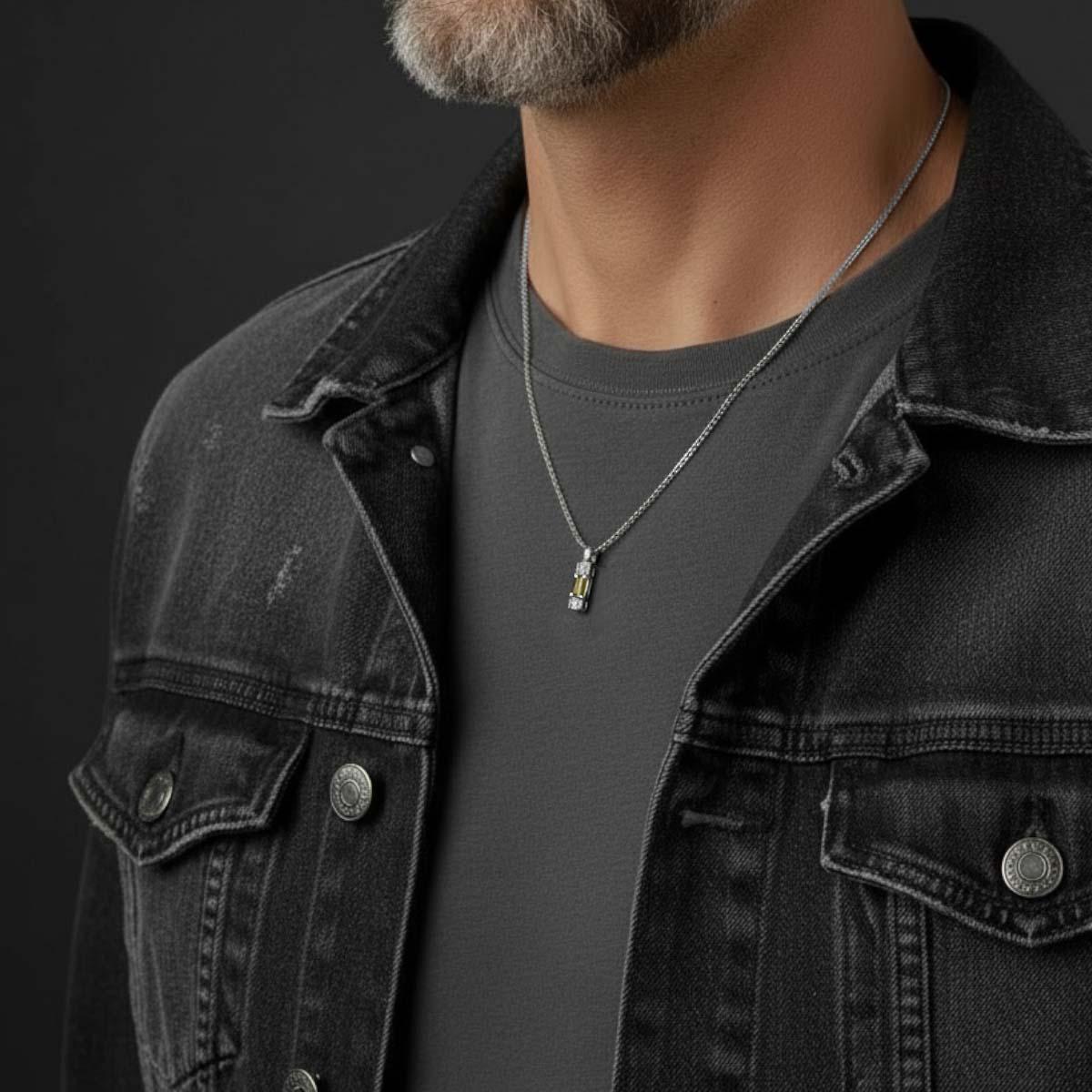 Pingente Citrino Rústico